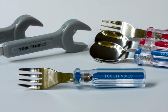 Tooltensils Fork & Spoon (Blue)